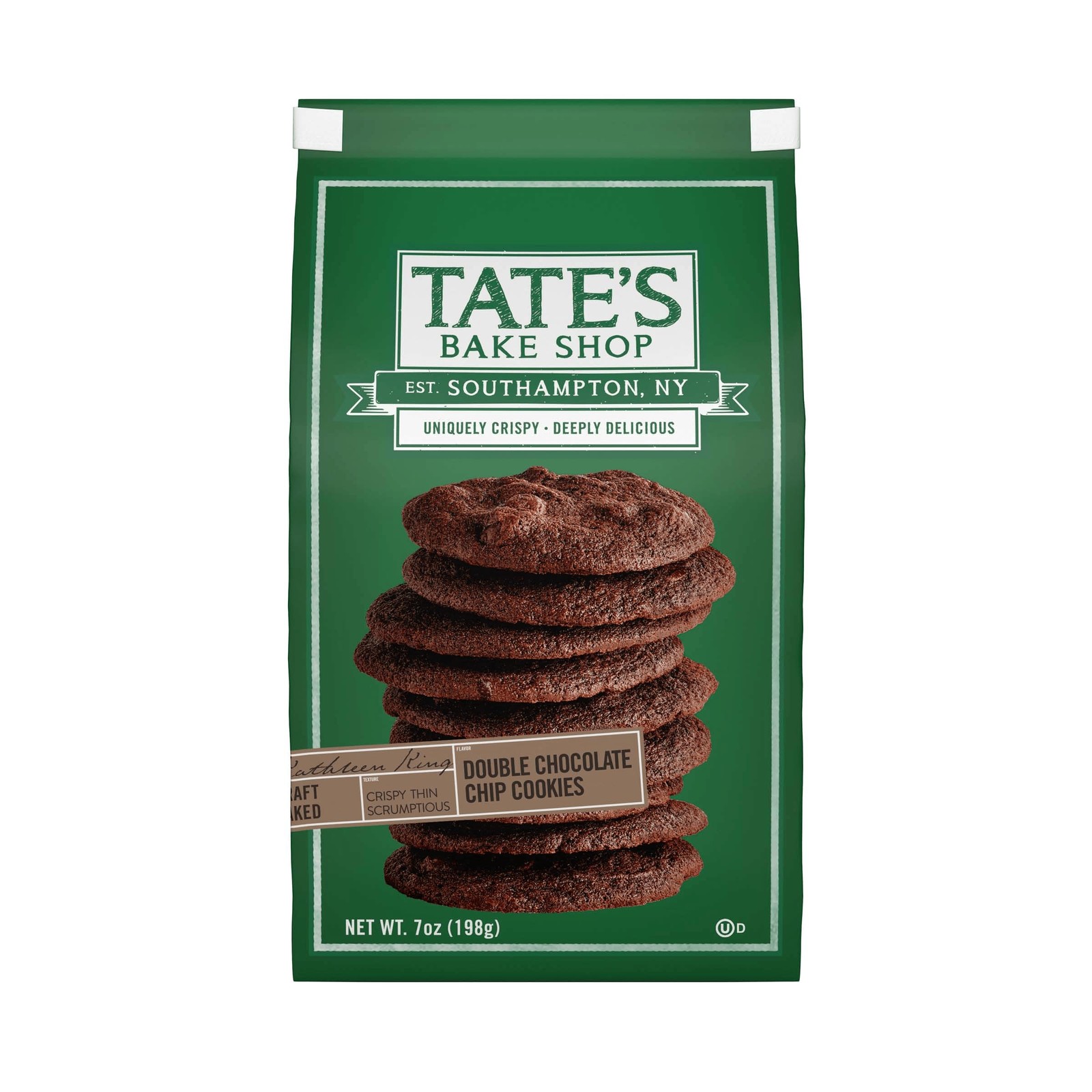Tate’s Bake Shop Double Chocolate Chip Cookies, 7 oz 7 Ounce