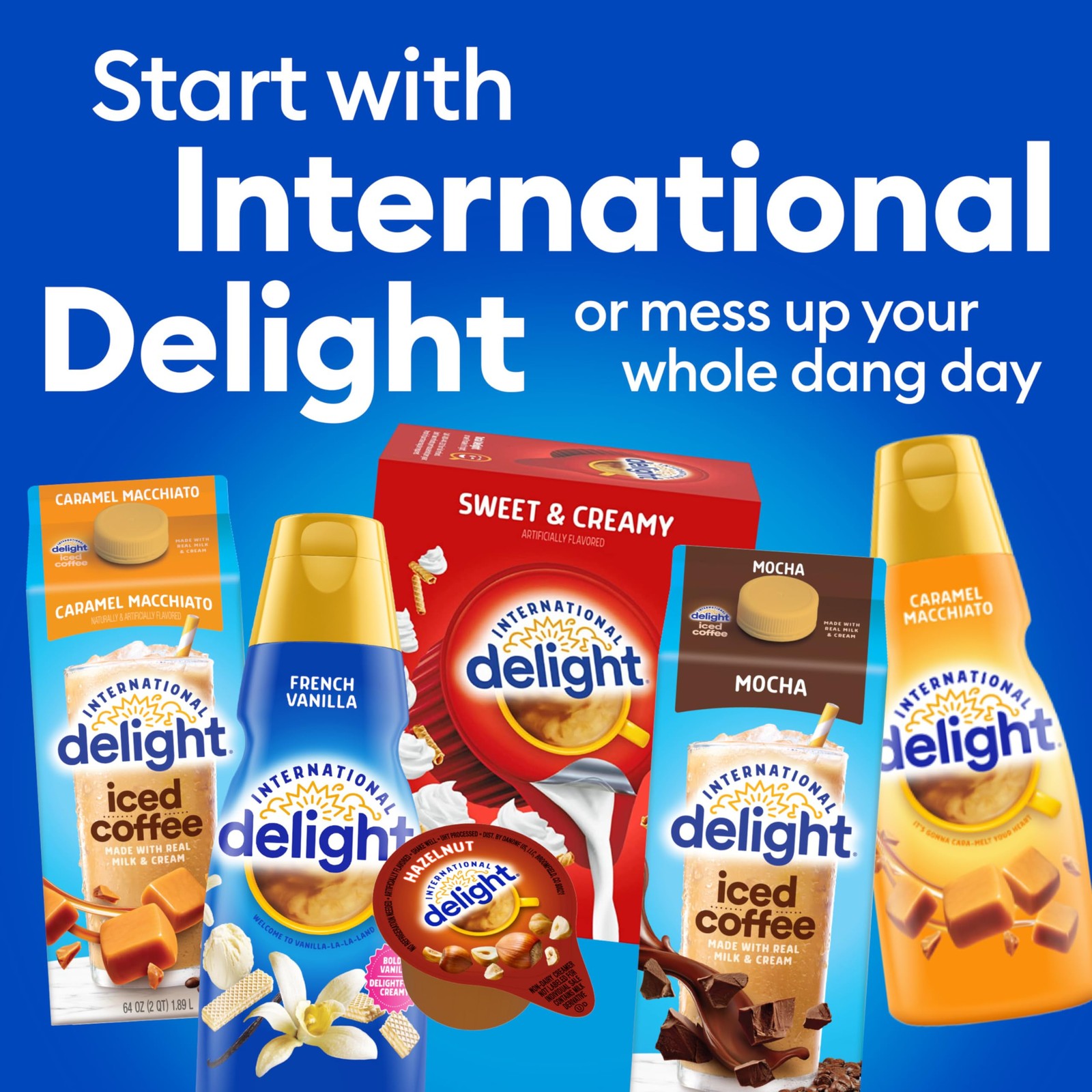 International Delight, French Vanilla, 192 Count (Pack of 1), coffee