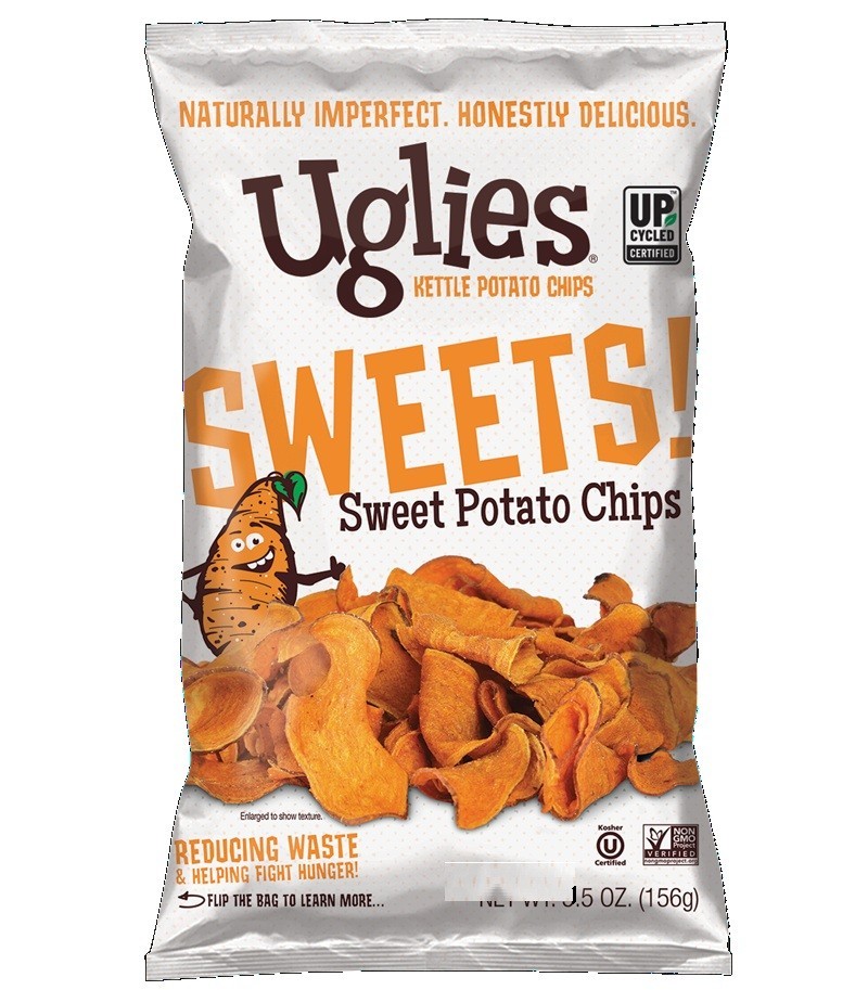 UGLIES Sweet Potato Chips Kettle-Cooked Reduce Food Waste 15oz 1 Bag DEC 2026