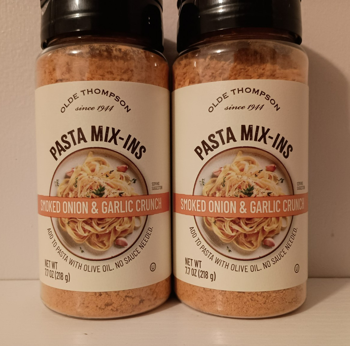 Olde Thompson Smoked Onion & Garlic Pasta Mix-Ins Seasoning 7.7 oz (2 Pack)