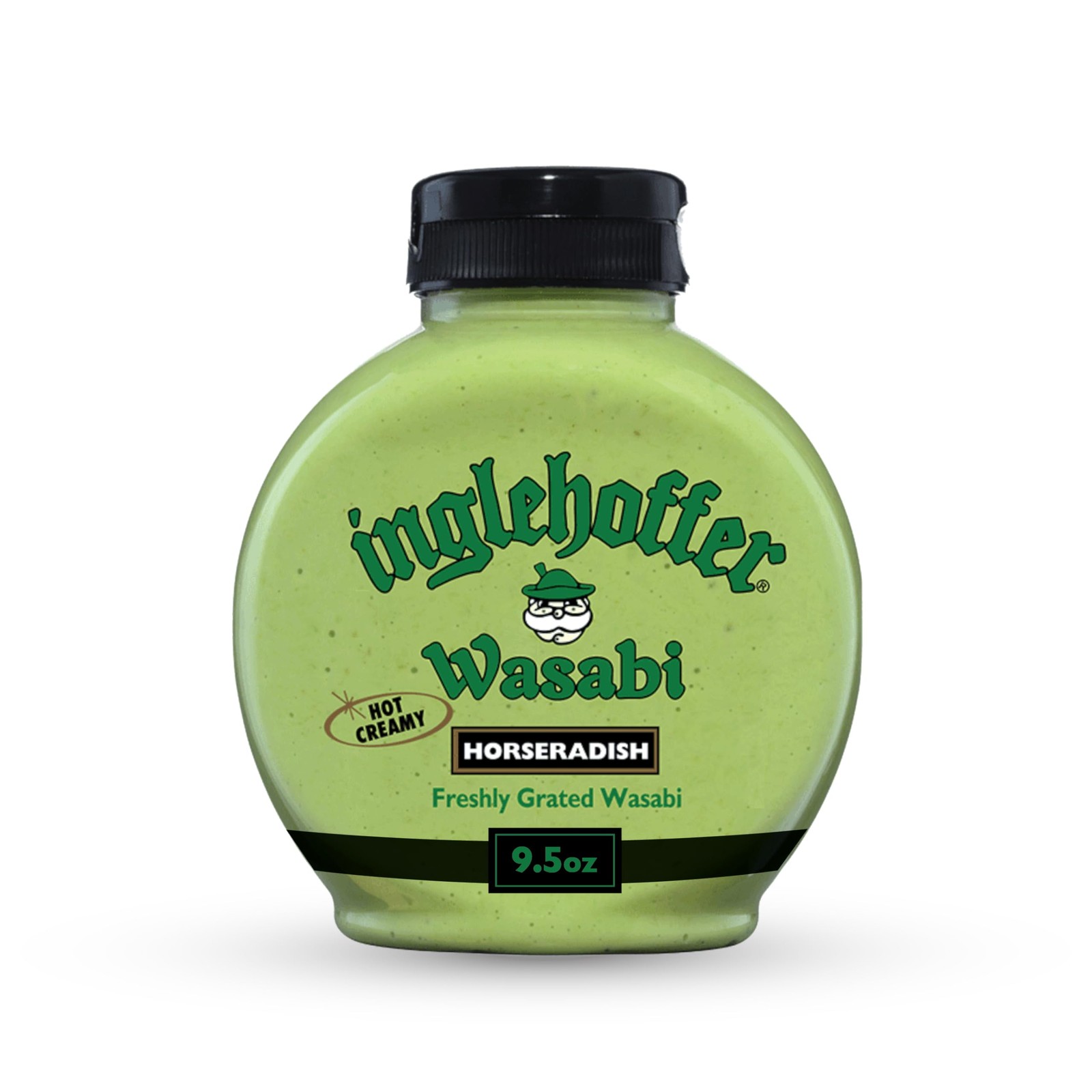 Hot Creamy Wasabi Horseradish Sauce, 9.5 oz Squeeze Bottle