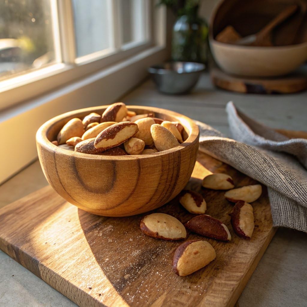 Elan Organic Raw Brazil Nuts, 6.5 oz, Whole Nuts, No Shell, Non-GMO, Vegan
