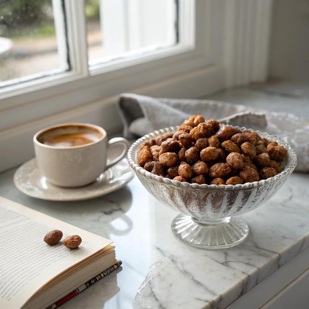 Snak Club Toffee Peanuts, Candied Peanuts with Praline Coat and Sweet Cream 17oz