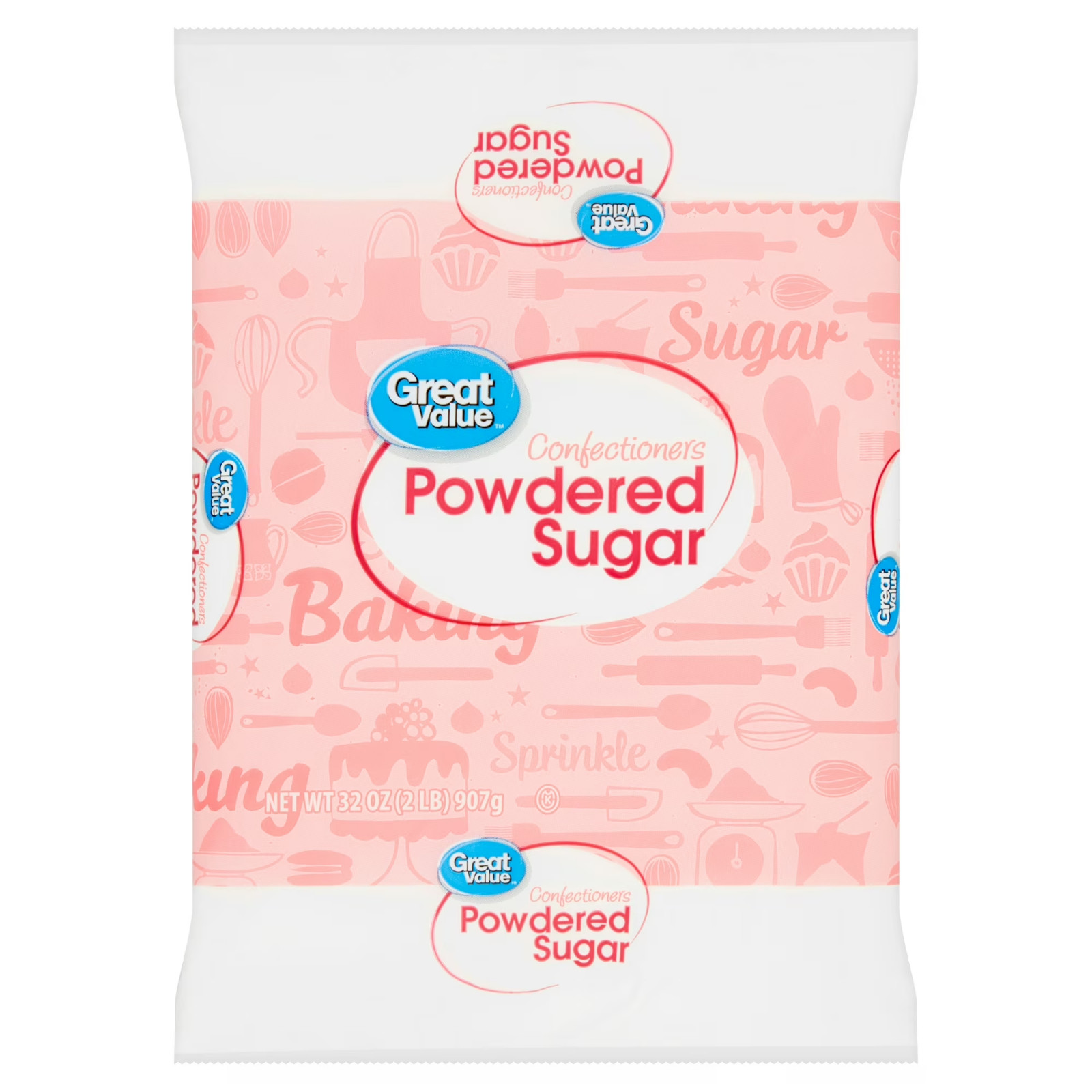 (3 pack) Great Value Confectioners Powdered Sugar, 32 oz….