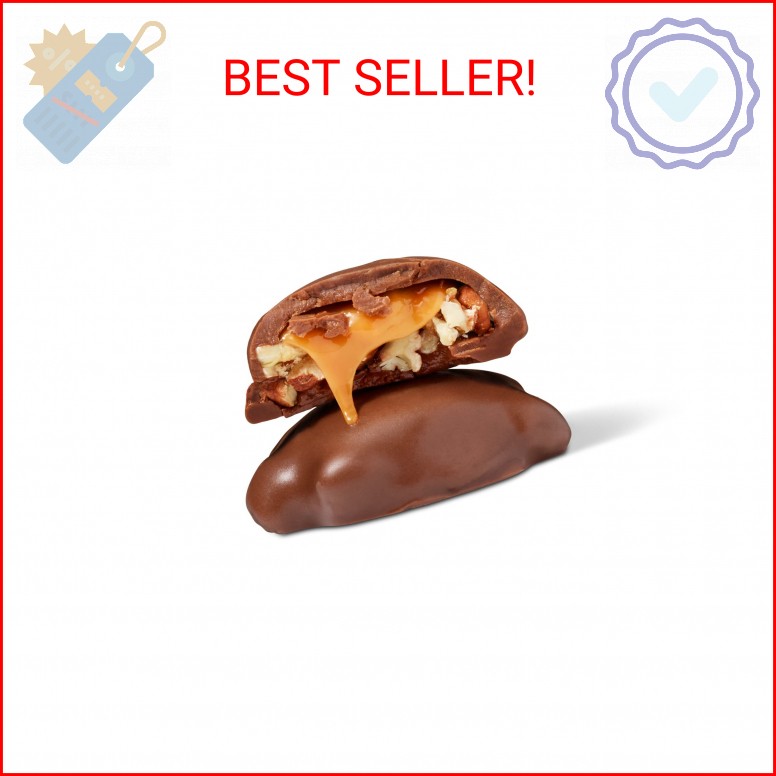 DeMet’s Turtles Milk Chocolate Caramel Nut Cluster (17.5 Ounce, 1 Bag) | Origina