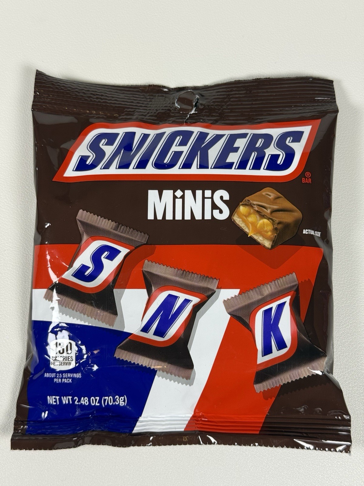🍫 Snickers Minis Milk Chocolate With Peanuts Caramel & Nougat -Comb.SHIP +$1/ea