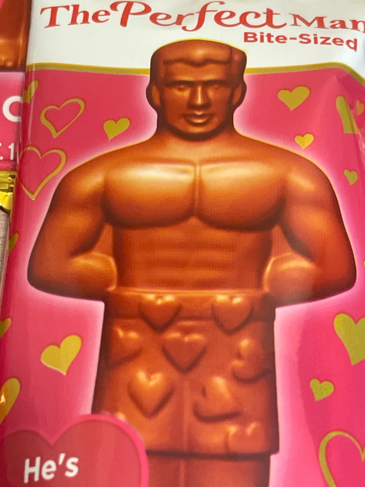 Men’s Gifts The Perfect Man Milk Chocolates Bite Sized 1 oz. (X 7 Pack)