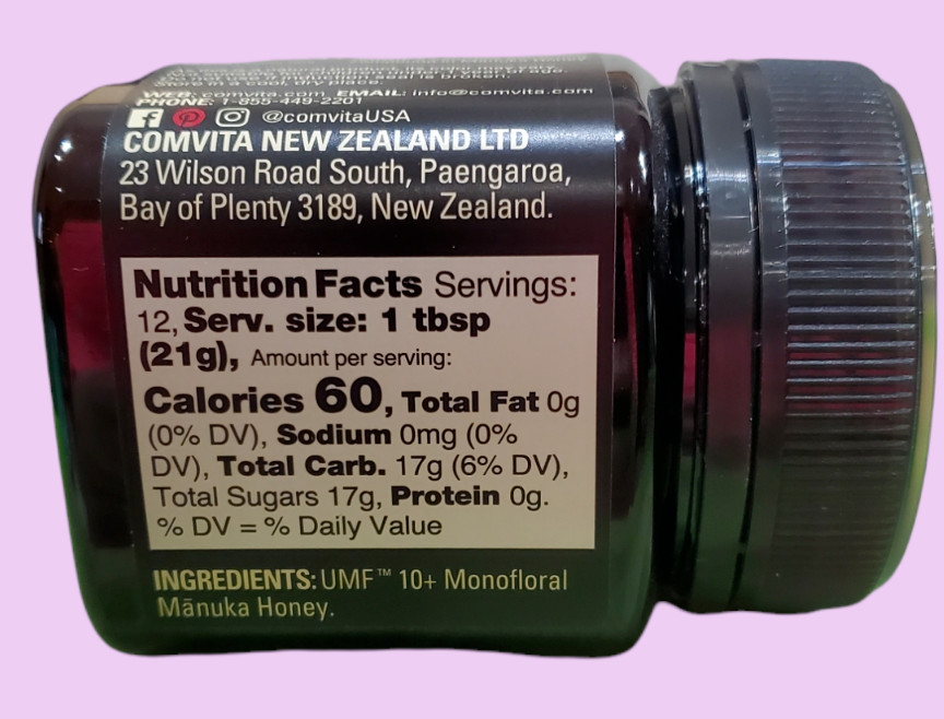 2 PACK Comvita Raw Manuka Honey UMF 10+ (MGO 263+), 8.8 oz (250g) EXP. 05/2026