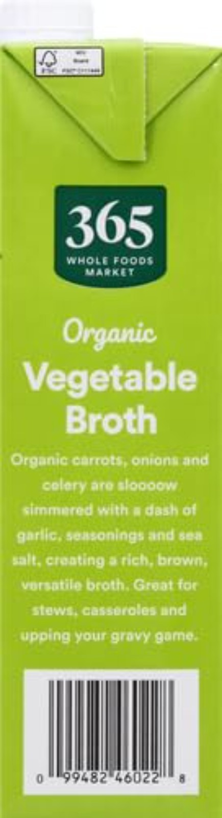 Organic Vegetable Broth, 32 Fl Oz Pack of 4