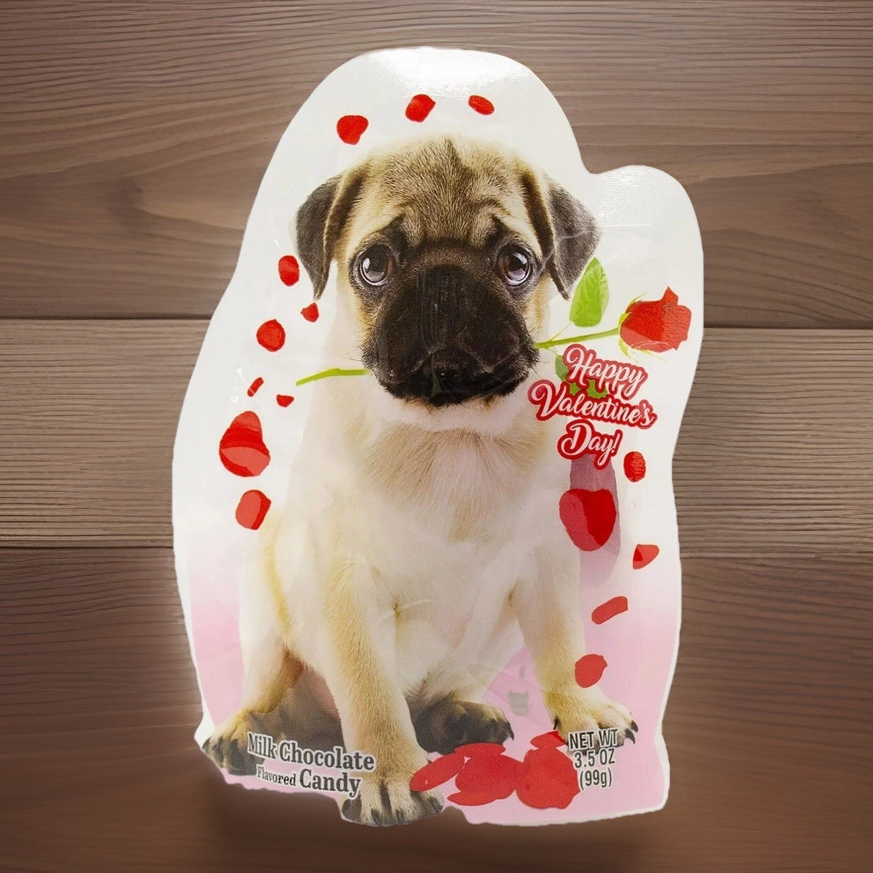 Valentines Milk Chocolate Palmer Puppy Dogs Pug, French Bulldog