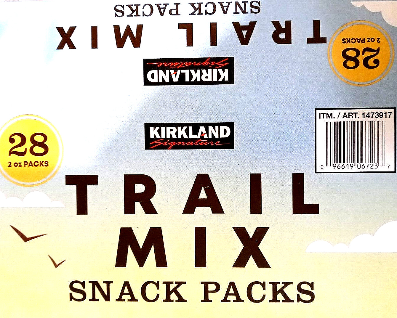 Kirkland Signature Trail Mix Snack Packs 28 ct EXP 02/2025