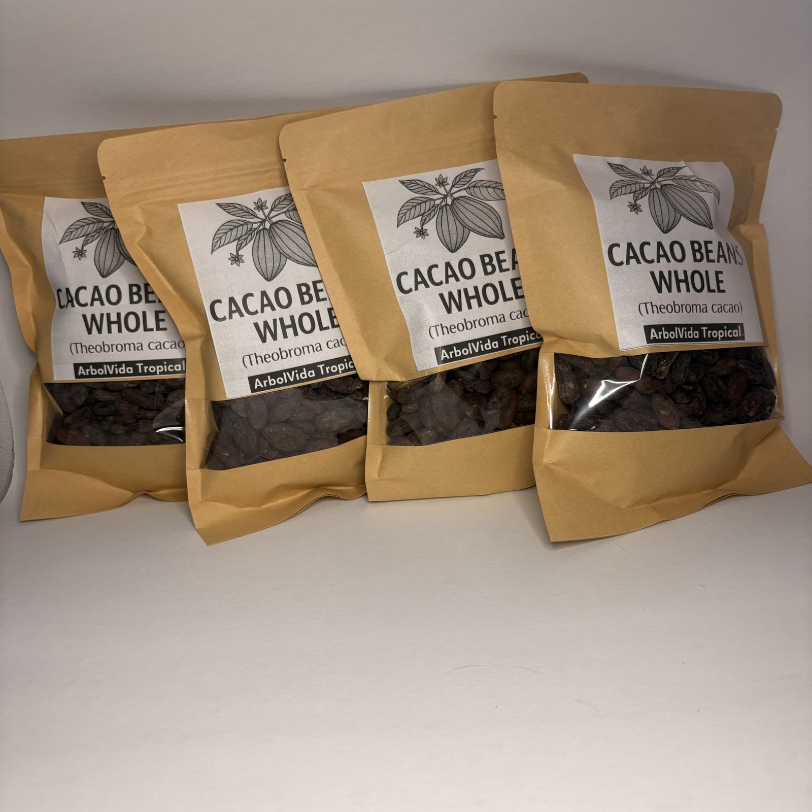 Cacao beans Roasted and peeled 1lbs Fresh cacao/cocoa beans Ready to eat