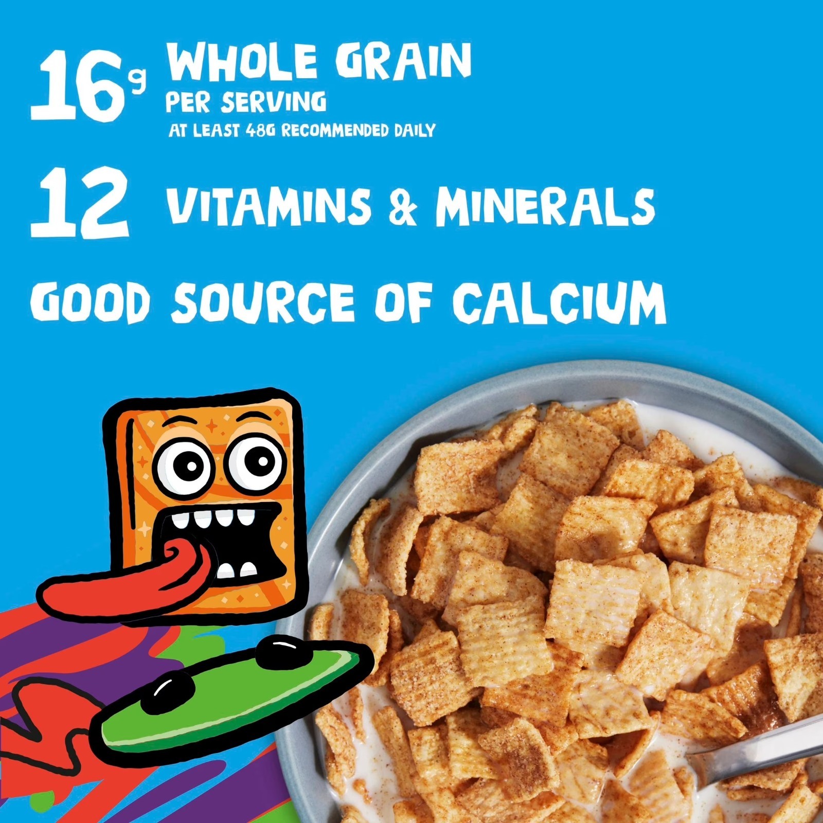 Cinnamon Toast Crunch Breakfast Cereal, Crispy Cinnamon Cereal, Mega Size, 27 oz