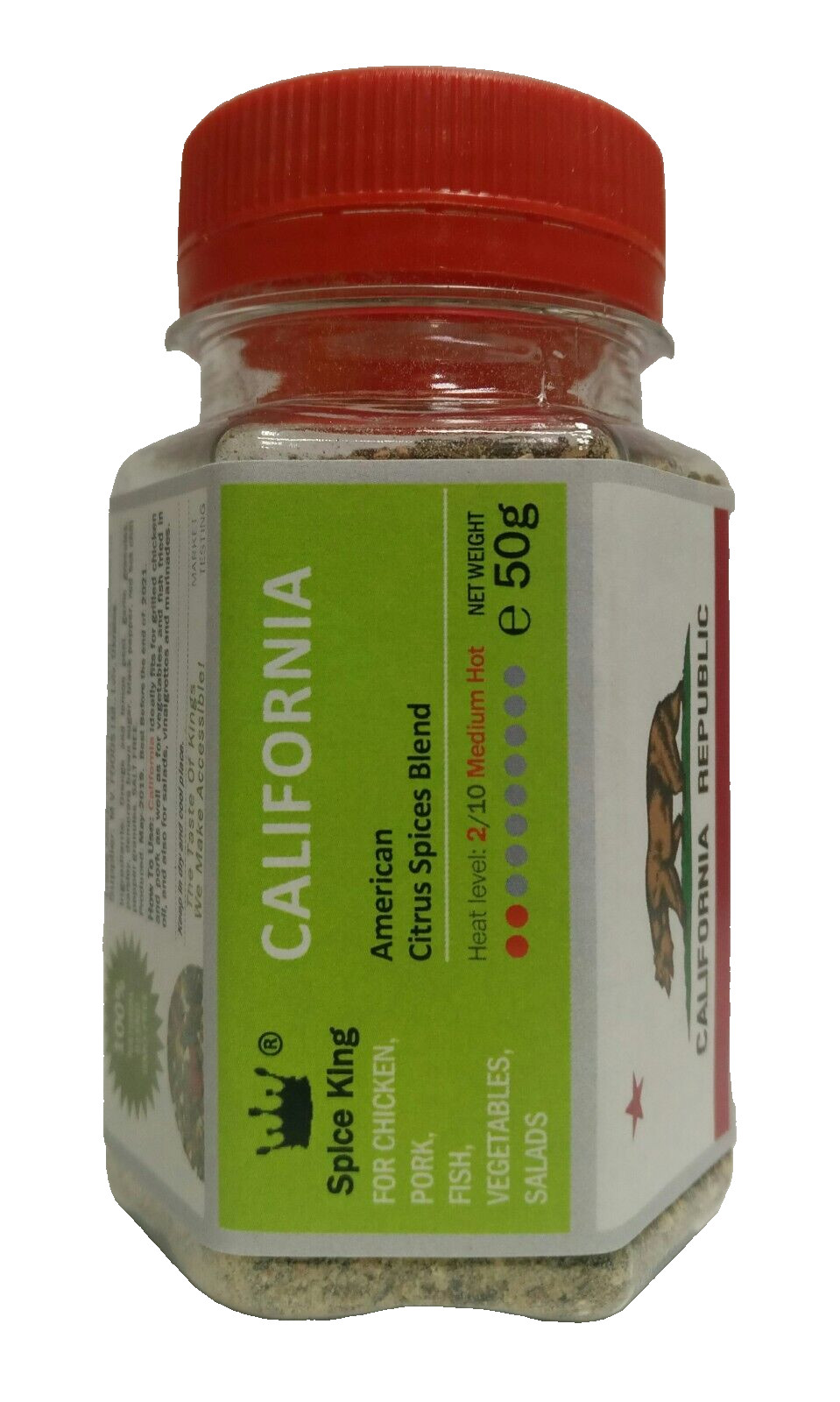 California Spice King American Citrus Spices Blend Seasoning 50 g 1.76 oz