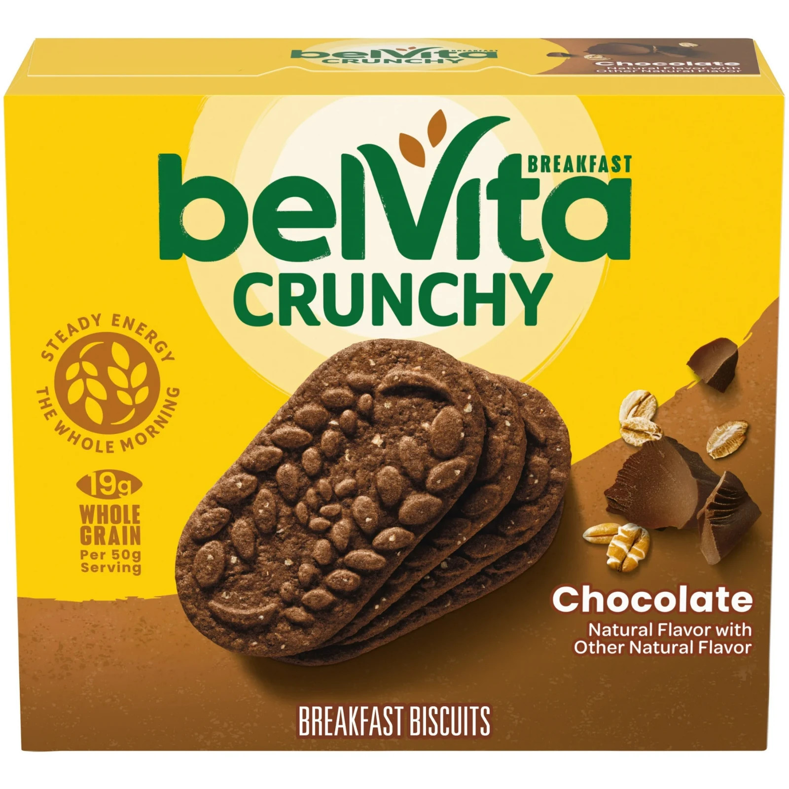 (3 pack) belVita Breakfast Bars Biscuits, Chocolate, 5 Packs (4 Biscuits Per Pac