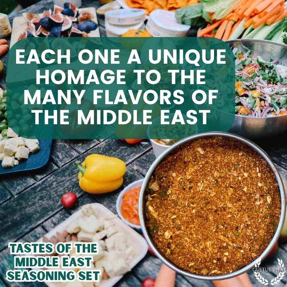 Middle Eastern Seasoning Gift Set – Tastes of The Middle East – Six Pack