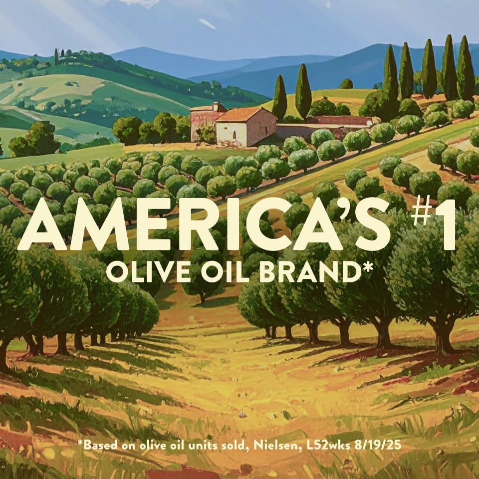 Robust Extra Virgin Olive Oil – 101 Fl Oz (3 L) First Cold Pressed Olive Oil for