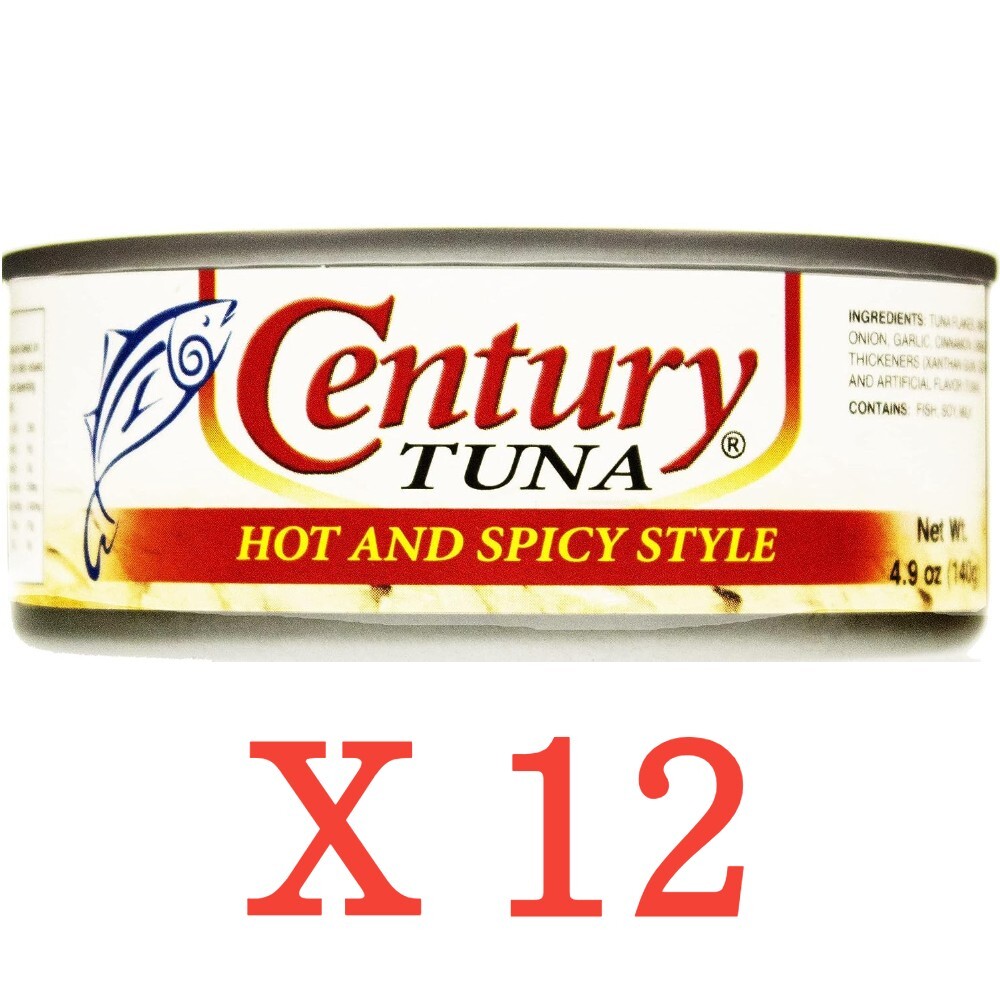 Century tuna hot & spicy 180g, Pack of 12