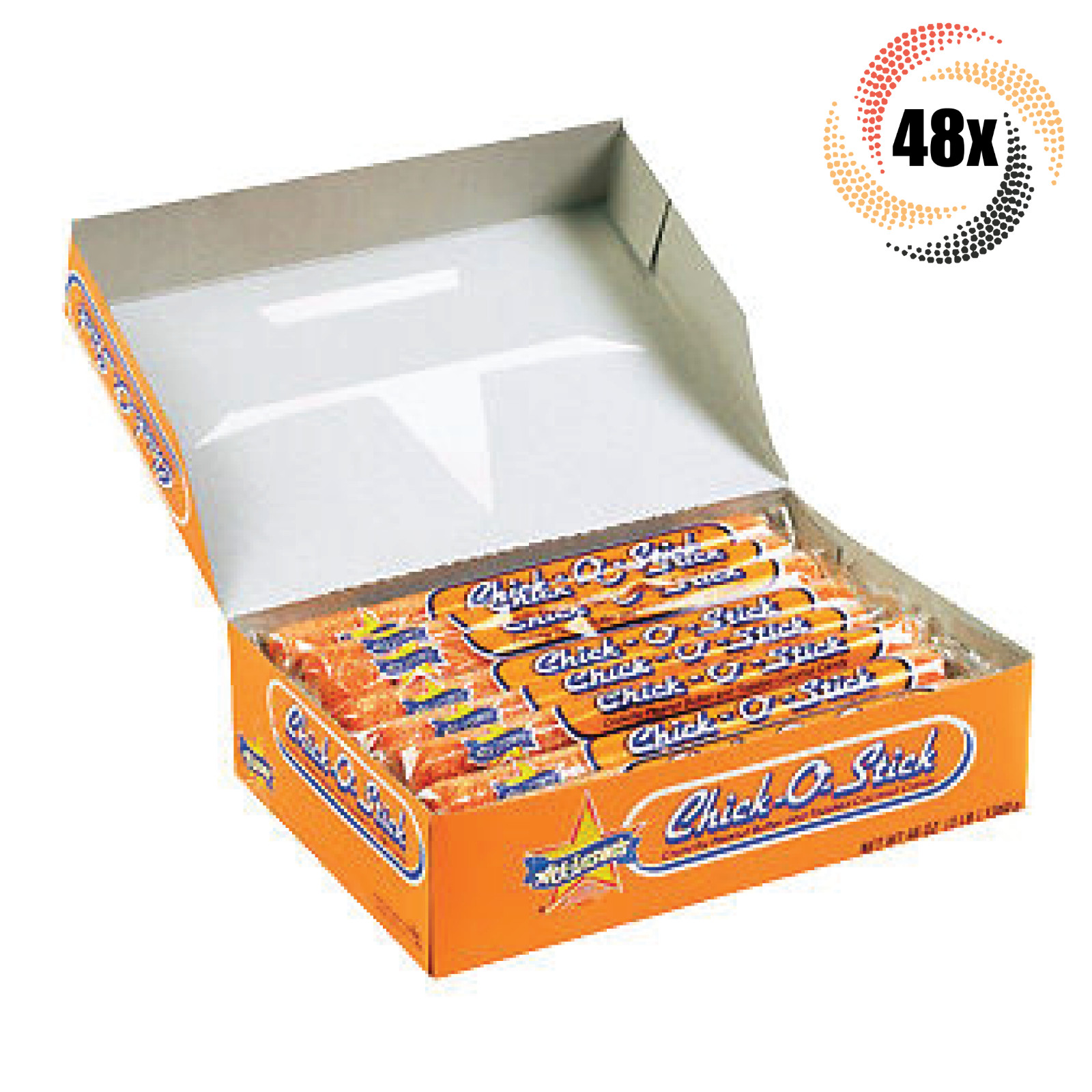 Full Box 48x Sticks Atkinson’s Chick-O-Stick Peanut Butter Coconut Candy | .36oz