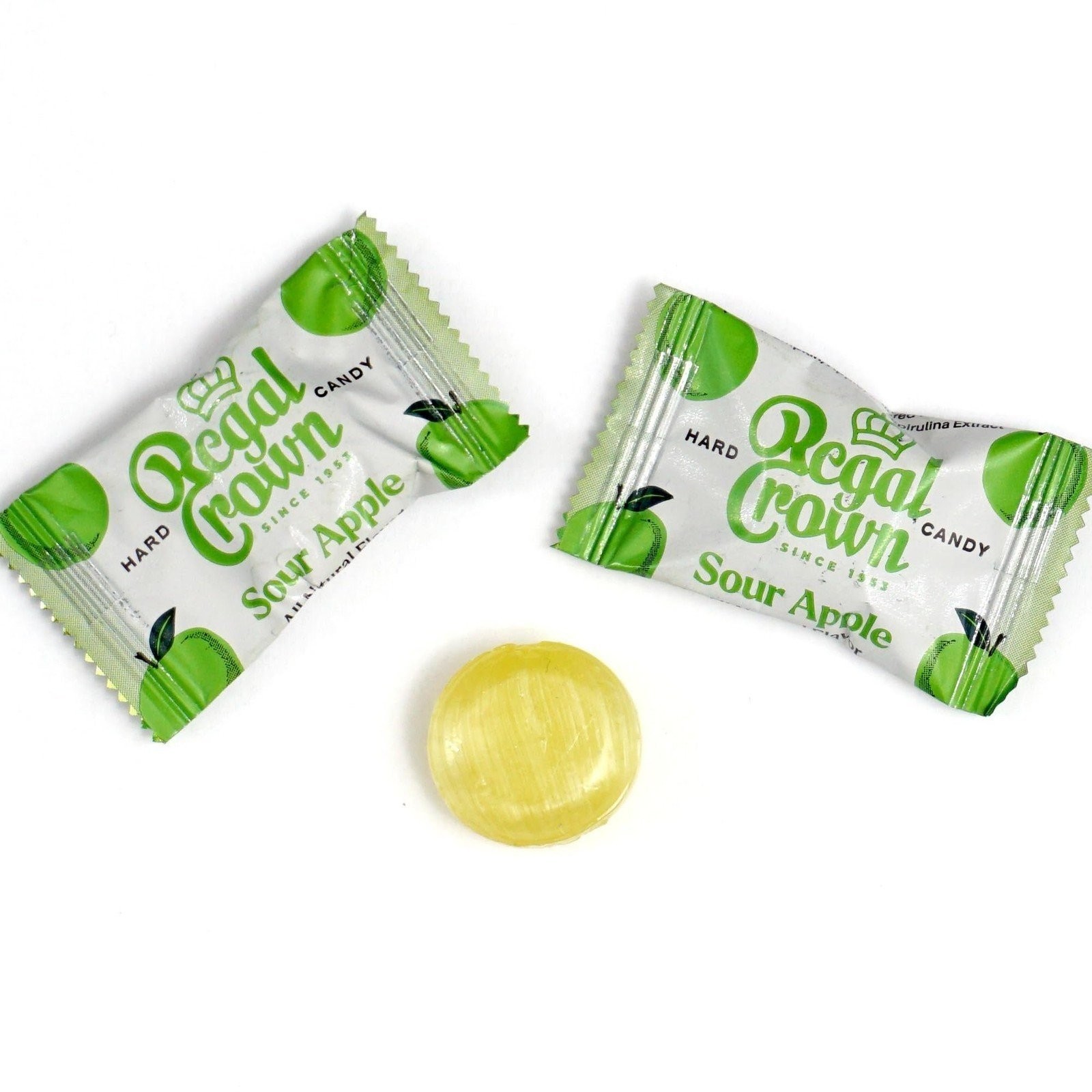 Regal Crown Sour Apple, 6.25 Ounce Bag (Pack of 1), Individually Wrapped Hard…