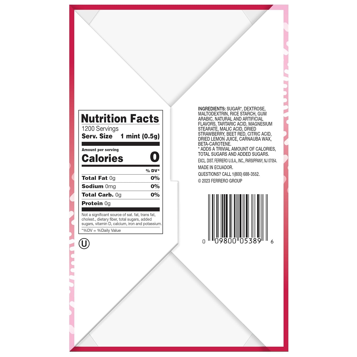 Tic Tac Strawberry & Cream Mints, Bulk 12 Pack, 1.7 Ounce (Pack of 12)