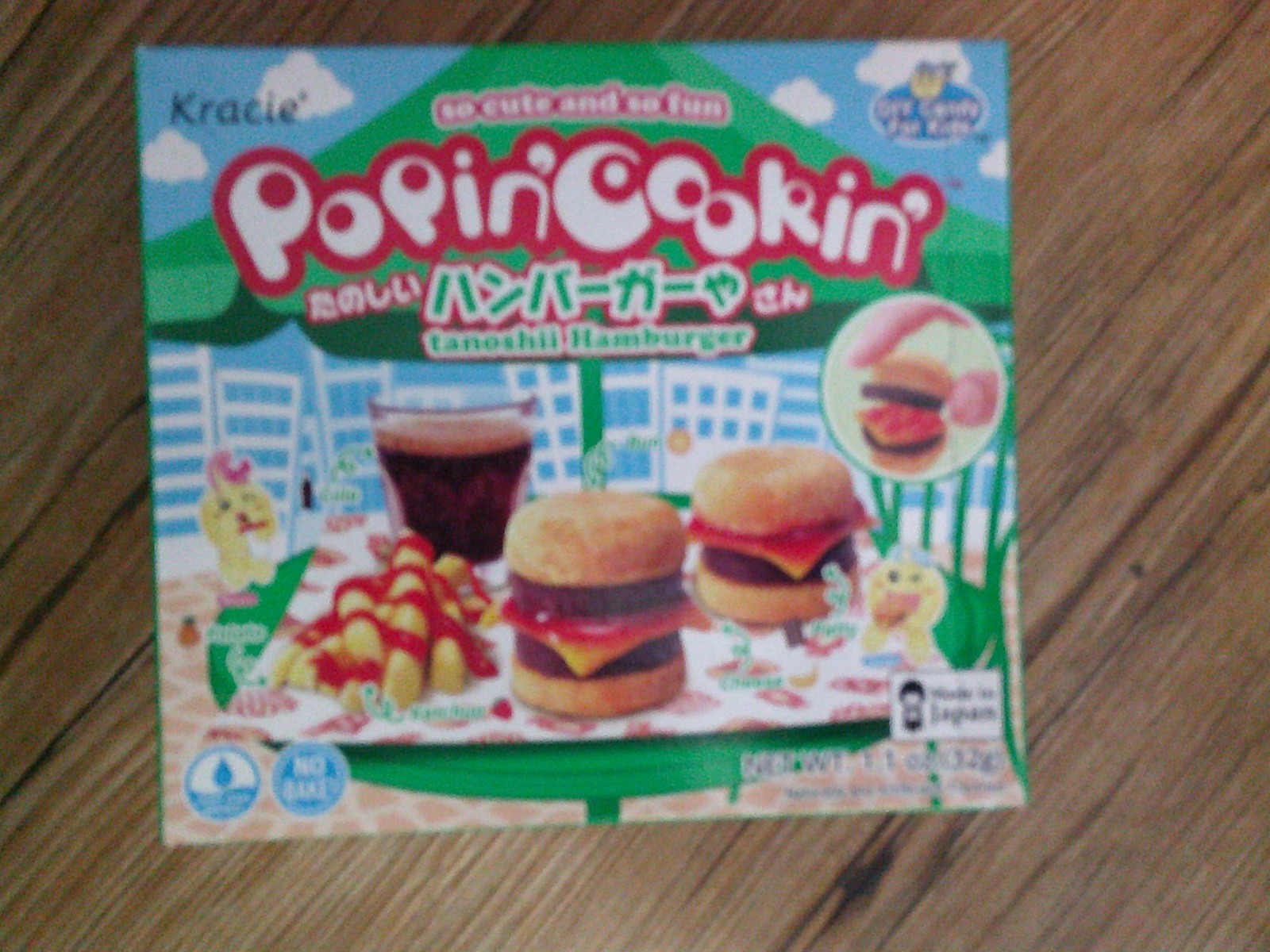 NEW Kracie POPIN COOKIN HAMBURGER DIY Japanese candy kit fast food theme