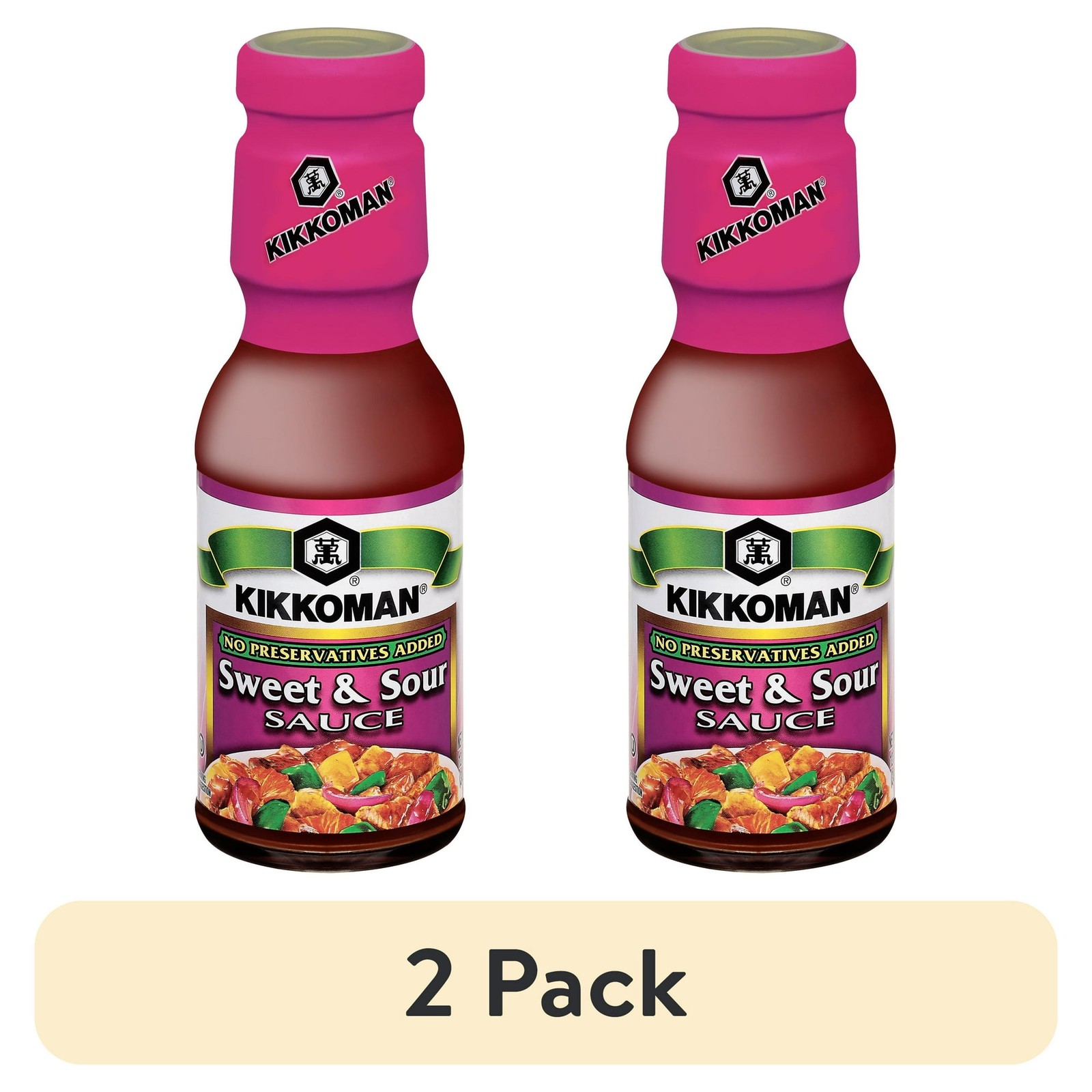 (2 pack) Kikkoman Sweet and Sour Sauce, 12 oz.