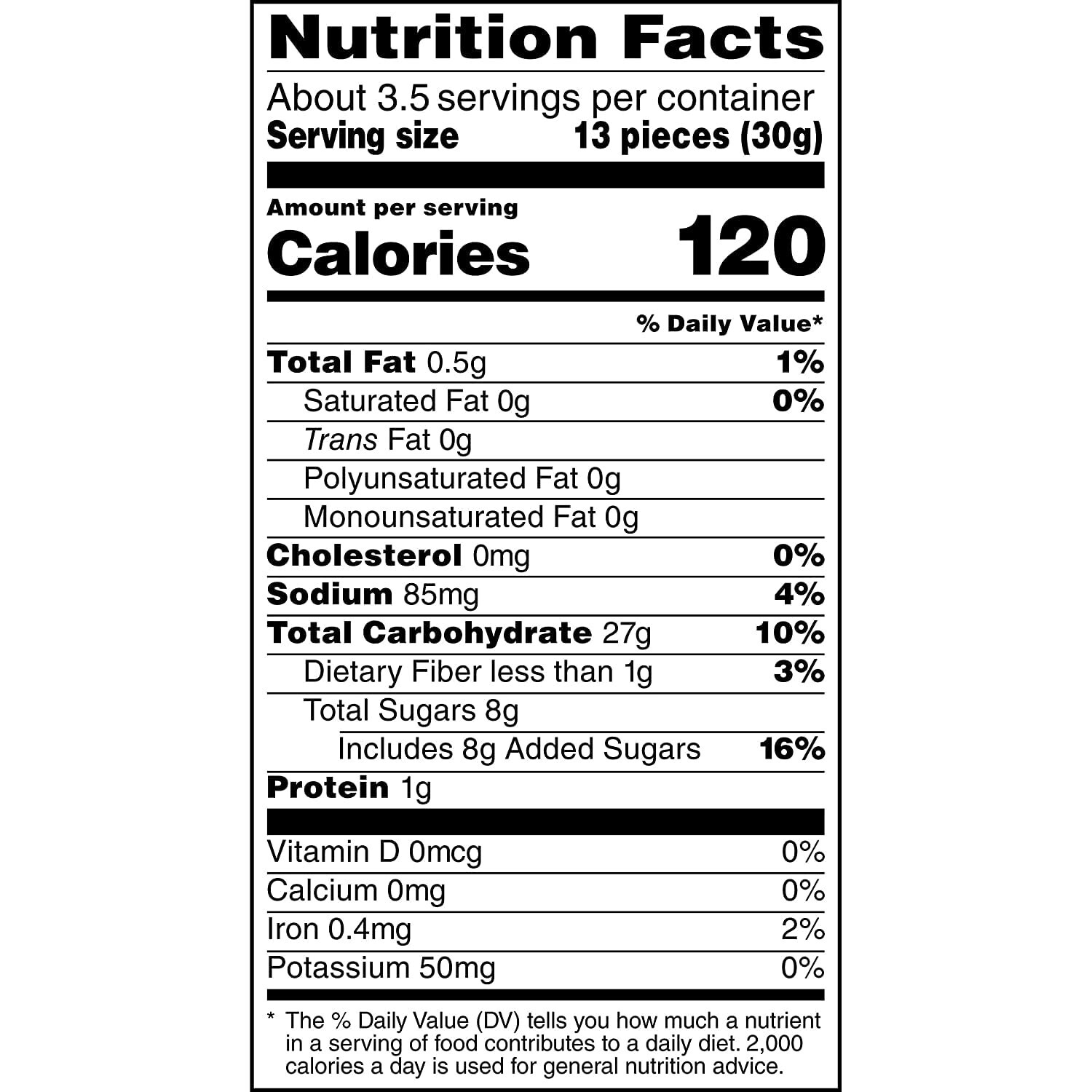 Quaker Rice Crisps APPLE CINNAMON 3.52oz Bag, Pack of 6