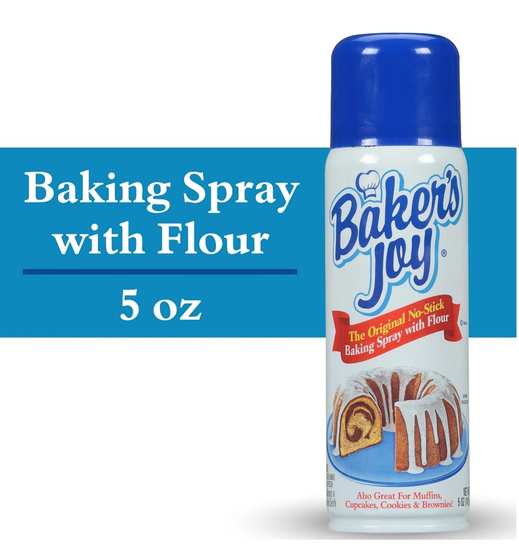 Baker’s Joy Original Non Stick Baking Spray with Flour, 5 oz Can
