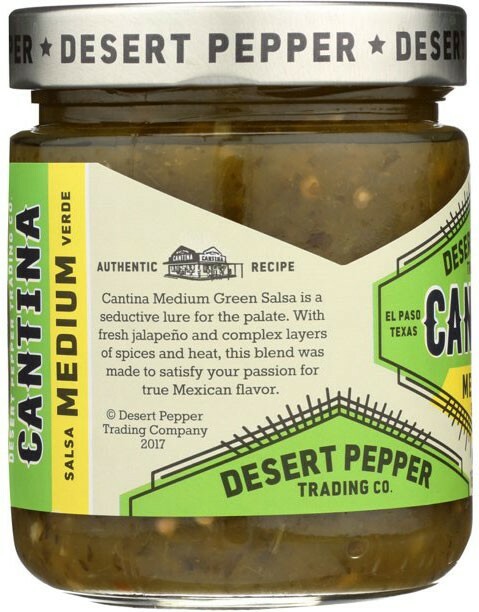 Desert Pepper Cantina Medium Green Salsa – 16 oz
