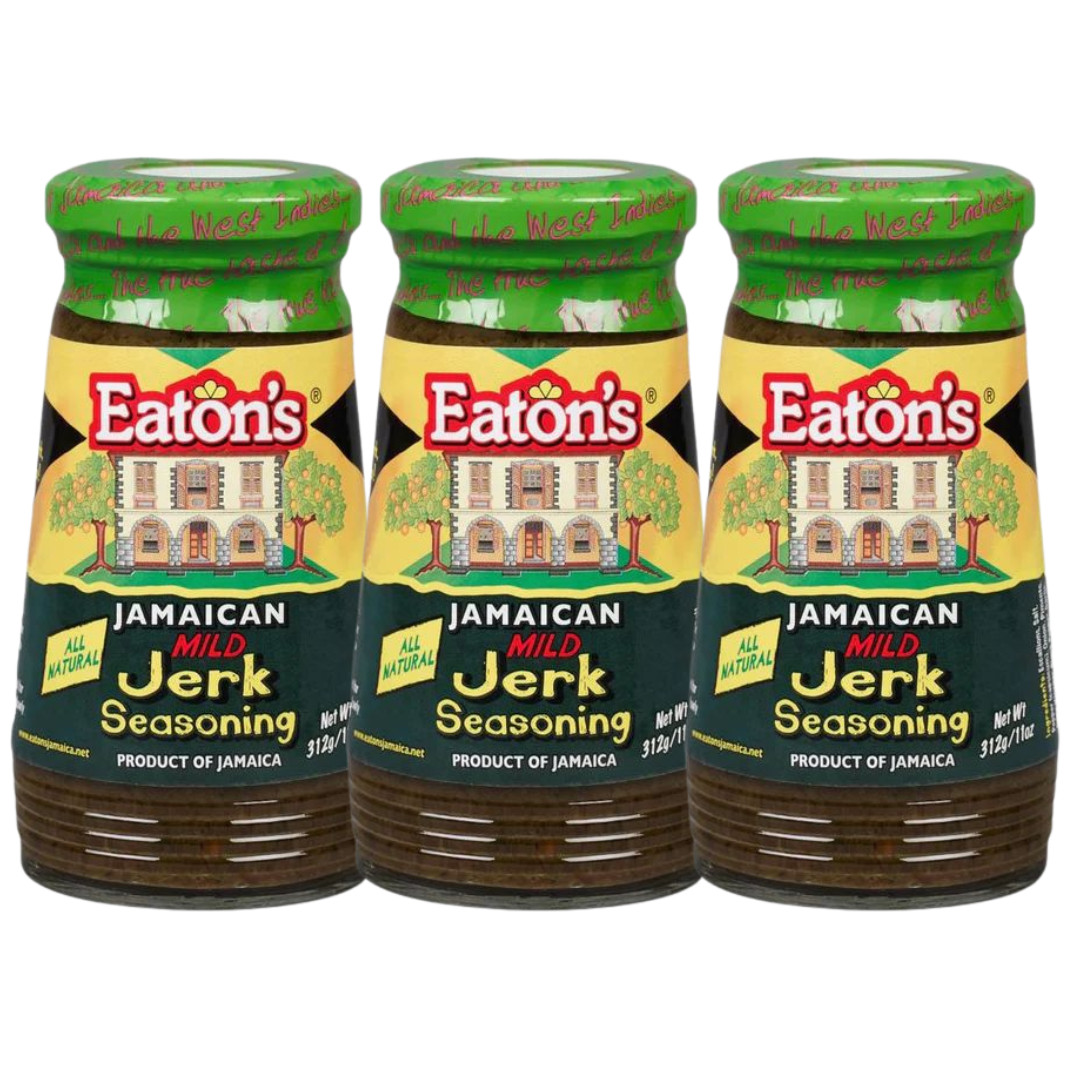 Eaton’s Jamaica Jerk Seasoning Mild – Pack of 3 – Tariffs are paid by us for USA