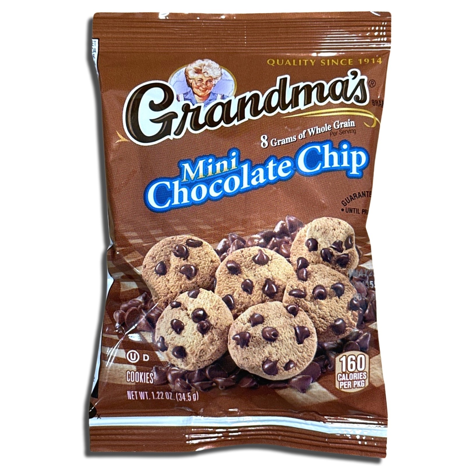 Grandma’s Whole Grain Mini Chocolate Chip Cookies, 1.22 Oz, 10 Ct