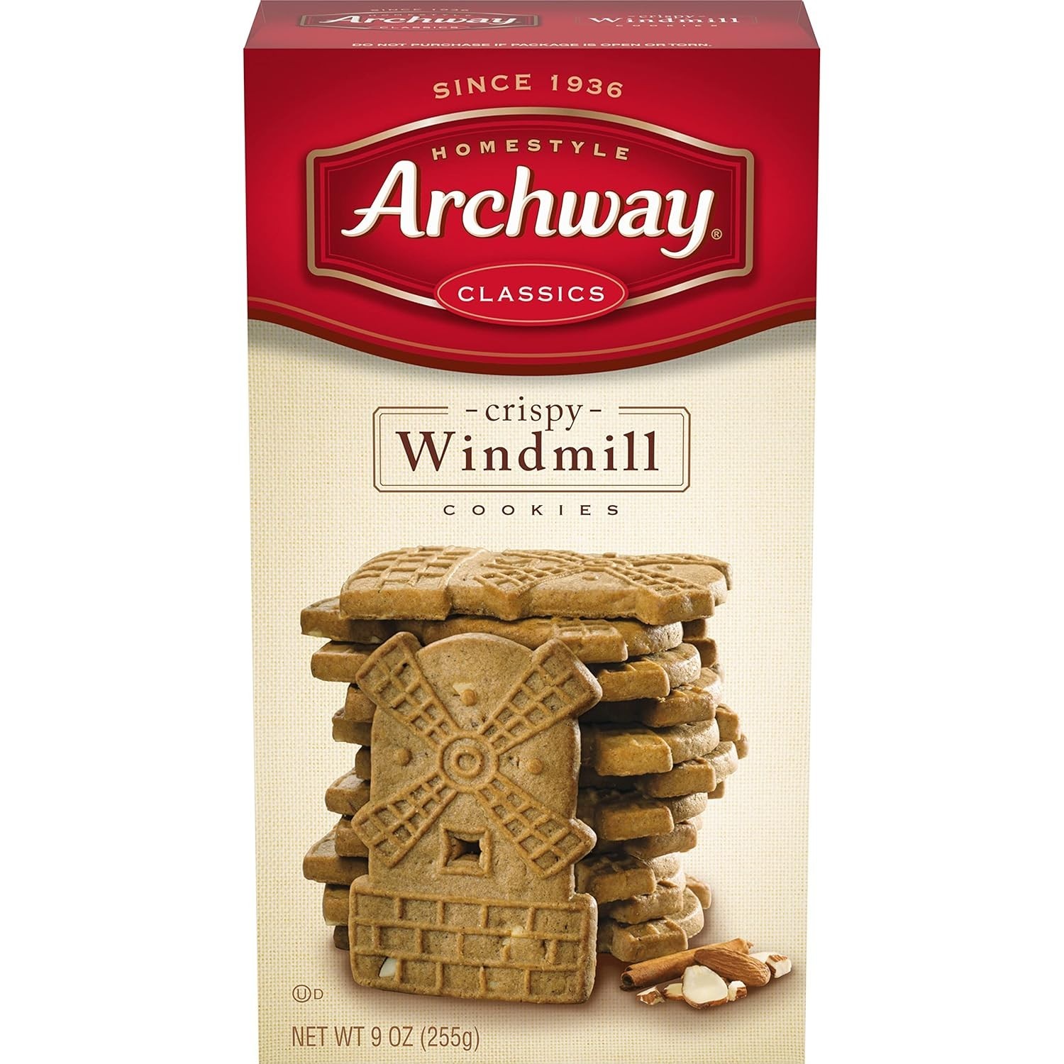 Delightful 9 Oz Crispy Windmill Cookies – Perfect with Coffee or Tea