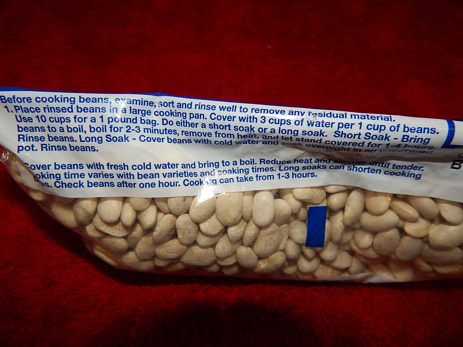 FIVE LBS,5 Packages Premium Great Northern Beans Top Tier Dry Food Beans 2027