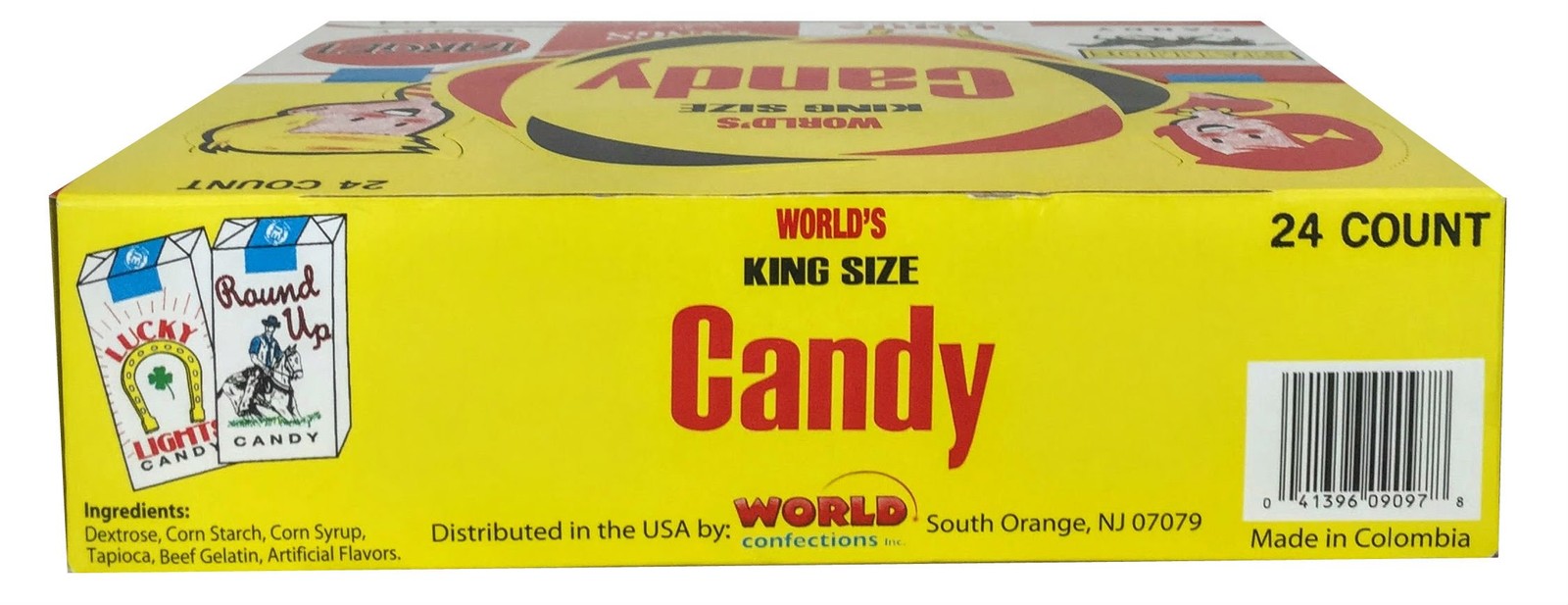 World Confections Candy Cigarettes, Pack of 24 24 Count (Pack 1)