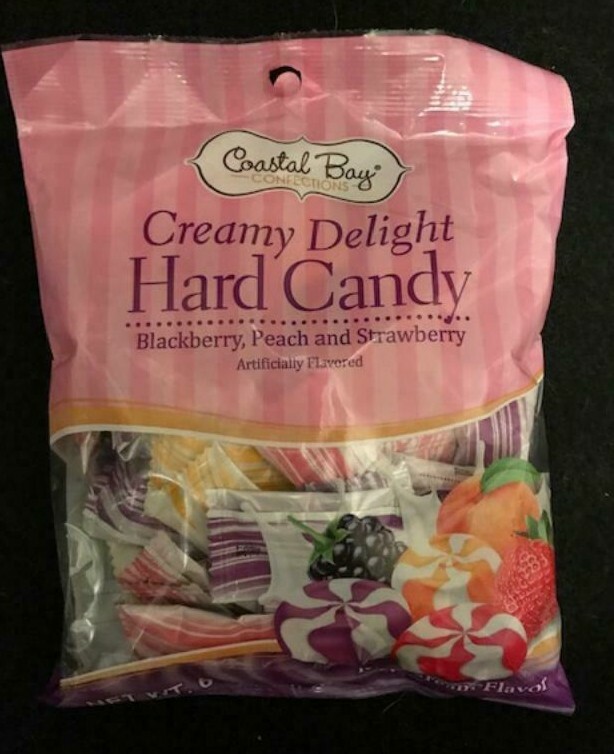 Coastal Bay CREAMY Delight HARD CANDY-Blackberry/Peach/Strawberry -Up to 20% OFF