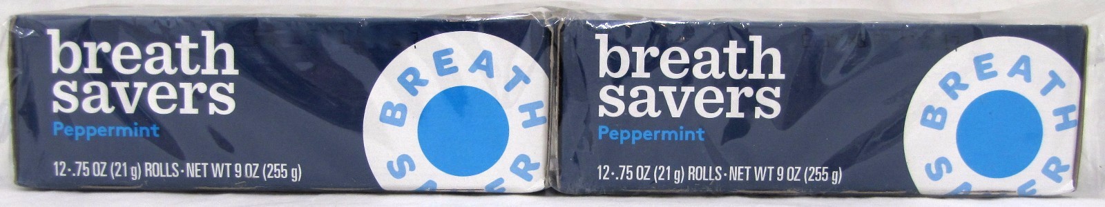 Breath Savers Peppermint Pack of 24 Rolls Mints Breathsavers Bulk Mint Candy