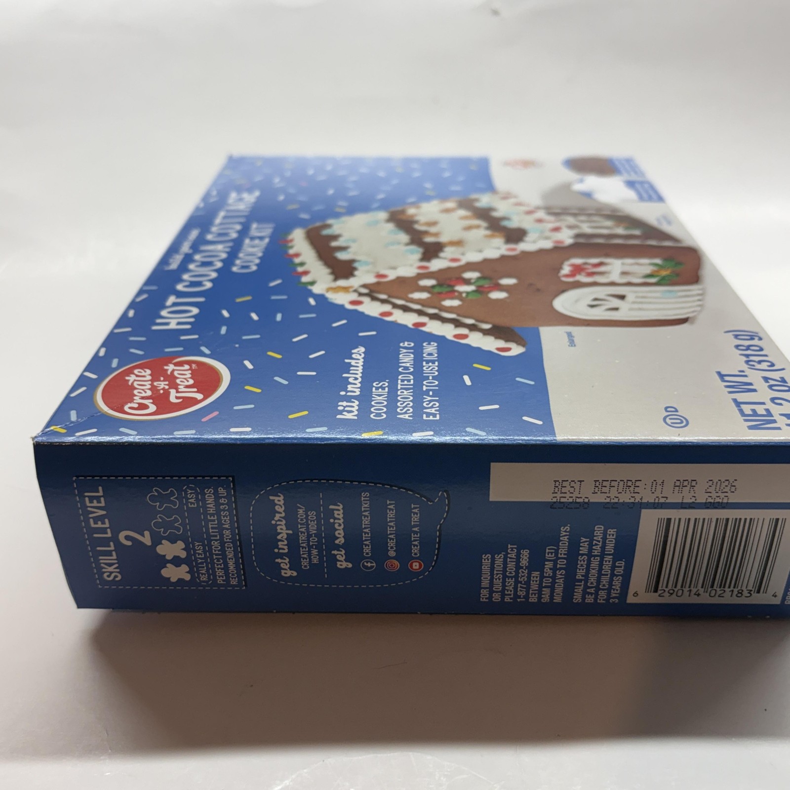 Create A Treat Hot Cocoa Cottage Cookie Kit 11.2 Oz Chocolate Kosher 2026 Box
