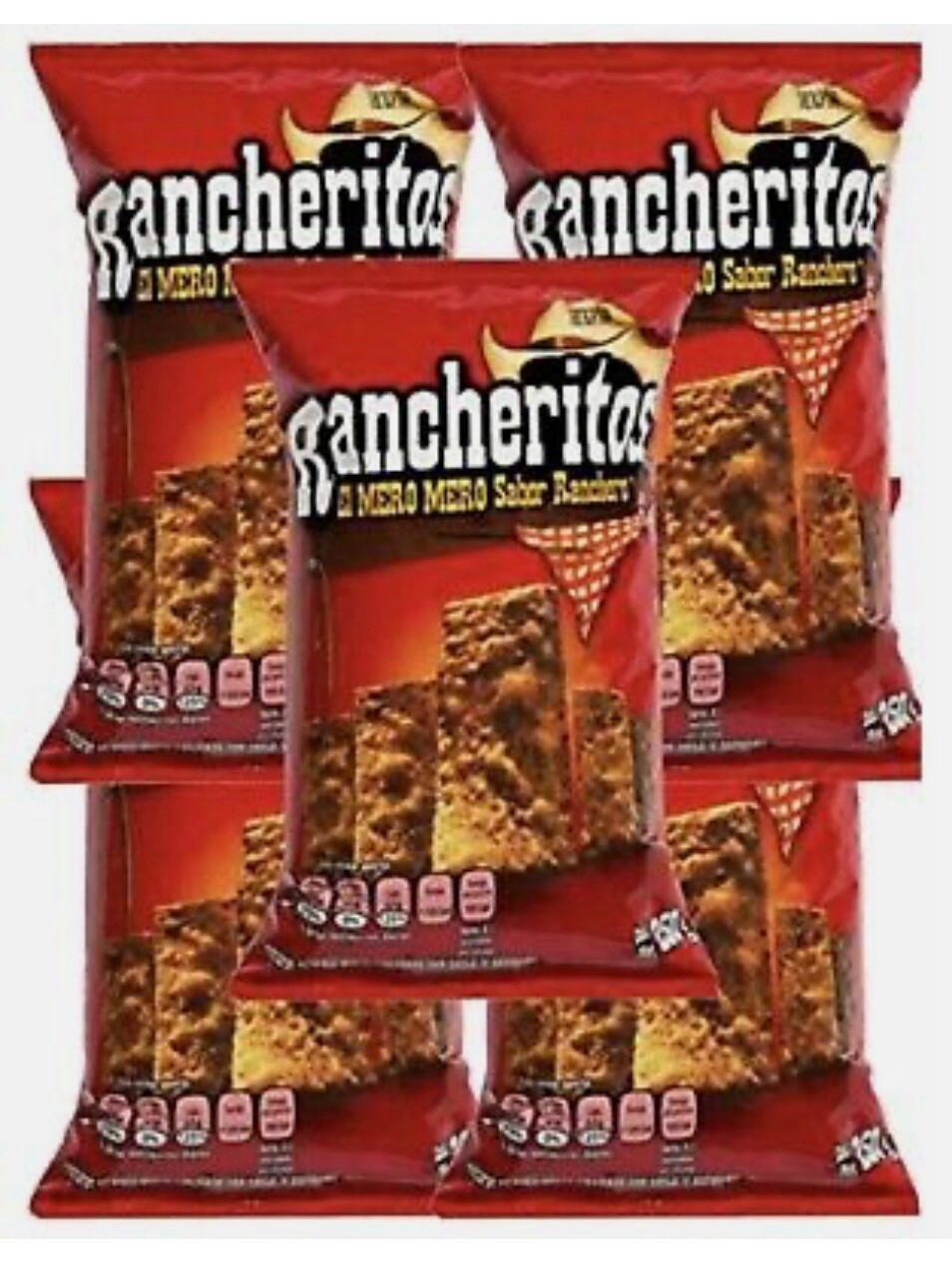 Mexican chips Sabritas Rancheritos , 5 BAGS (60 G)