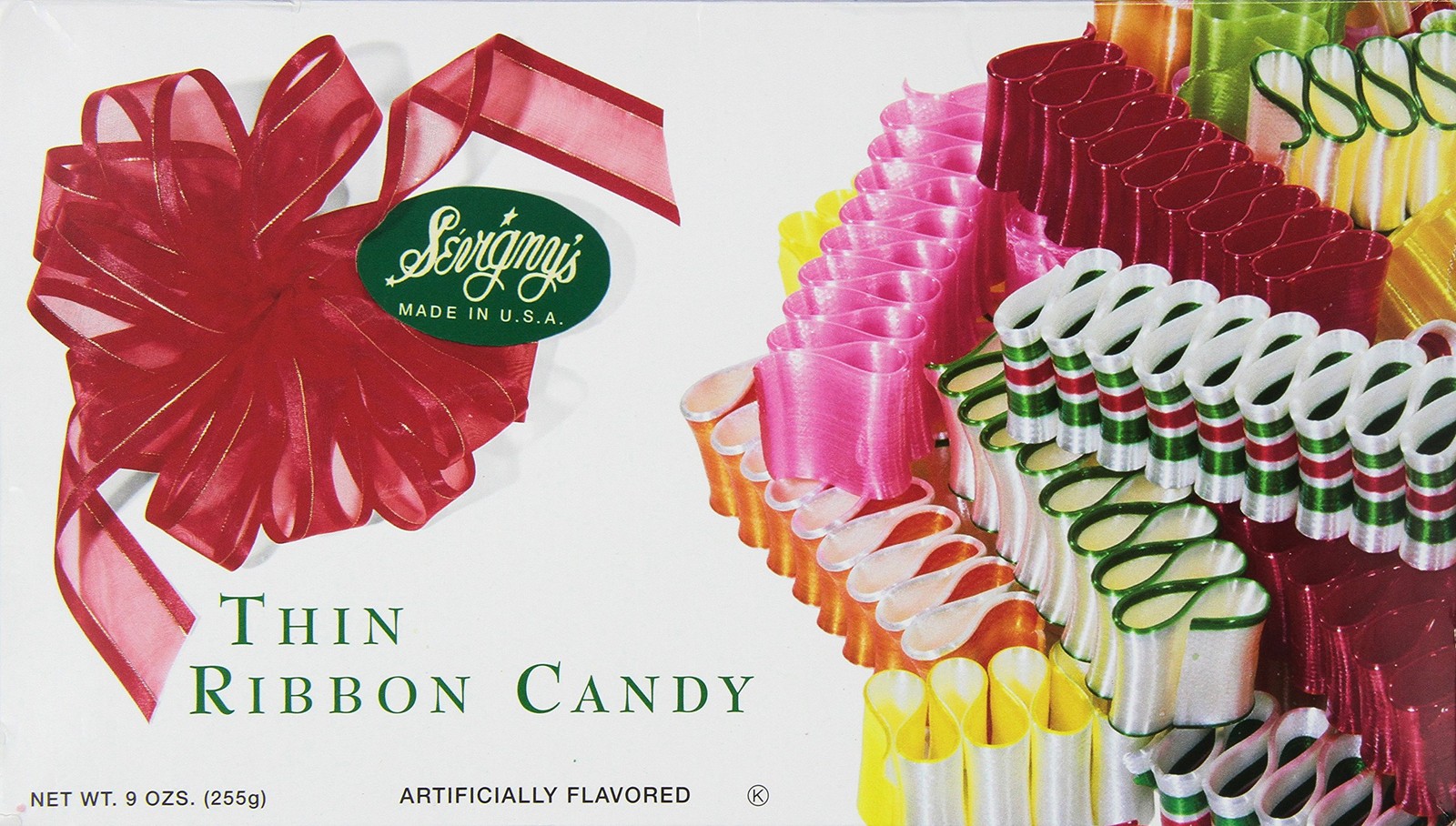 Sevigny’s Thin Ribbon Candy – Made in USA. 9 Oz. 9 Ounce (Pack of 1), multi
