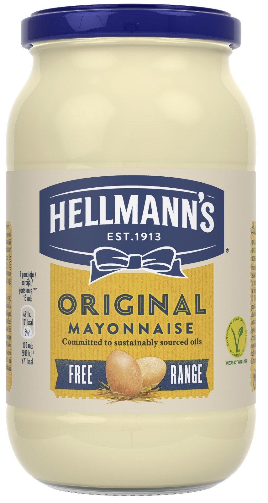 HELLMANNS ORIGINAL MAYONNAISE Mayo Sauce 405ml 13.7oz