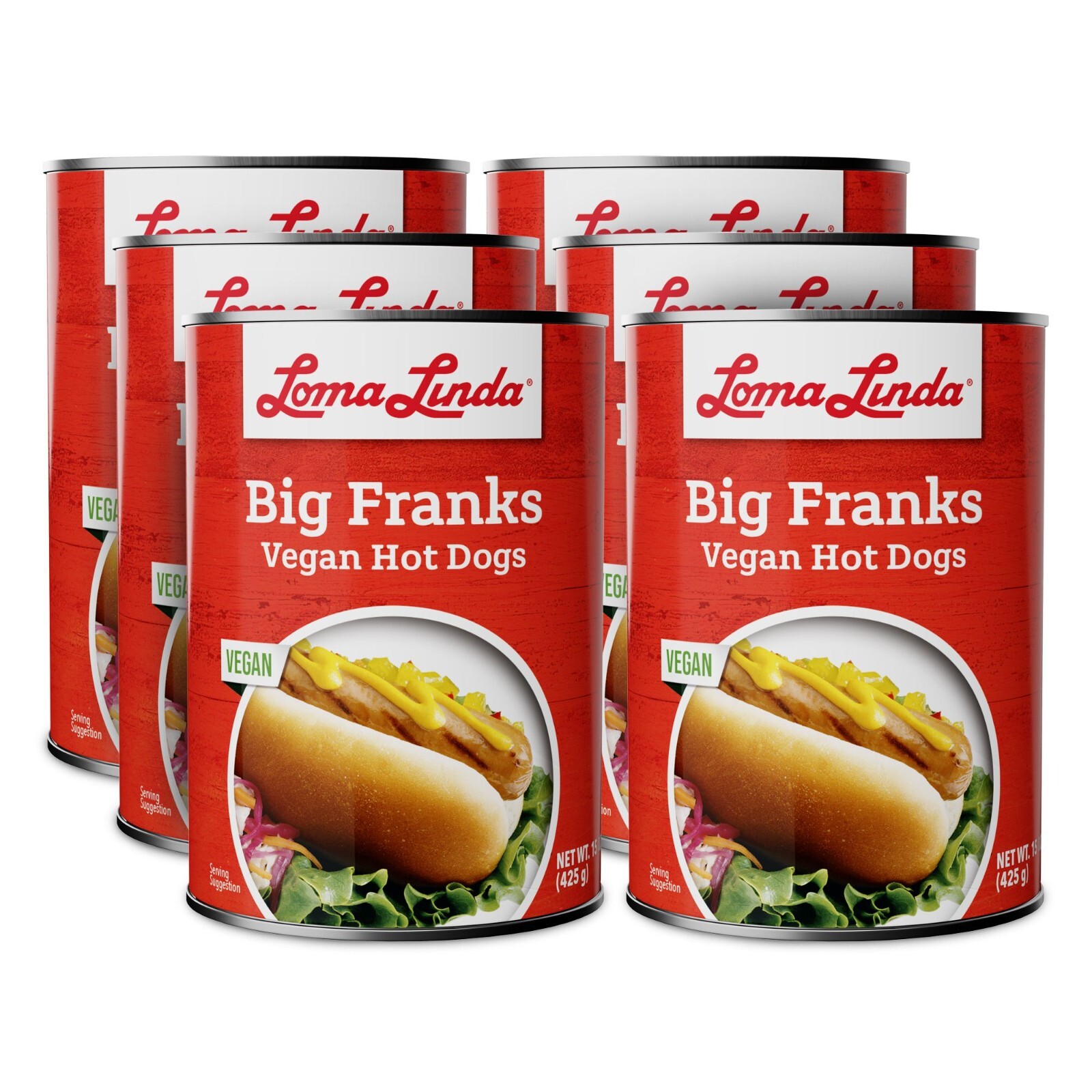 Loma Linda – Big Franks (15 oz.) (Pack of 6) – Vegan