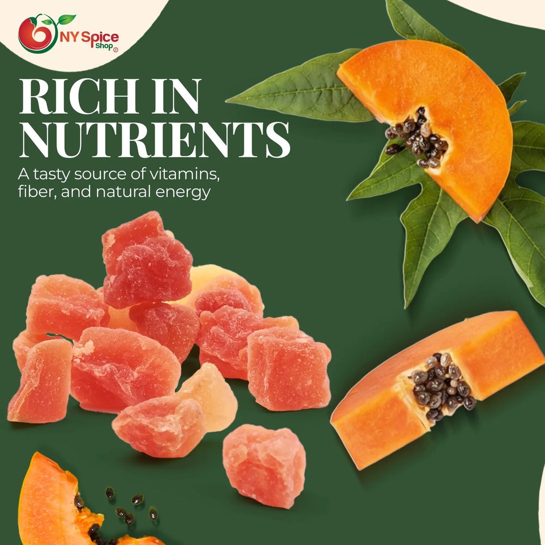 Natural Dried Papaya Chunks, Dried Fruit FREE SHIP