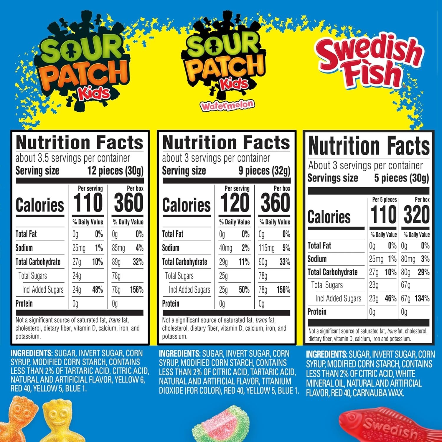 and SWEDISH FISH Soft & Chewy Candy Variety Pack, Bulk Candy, Mother’s Day, 1…
