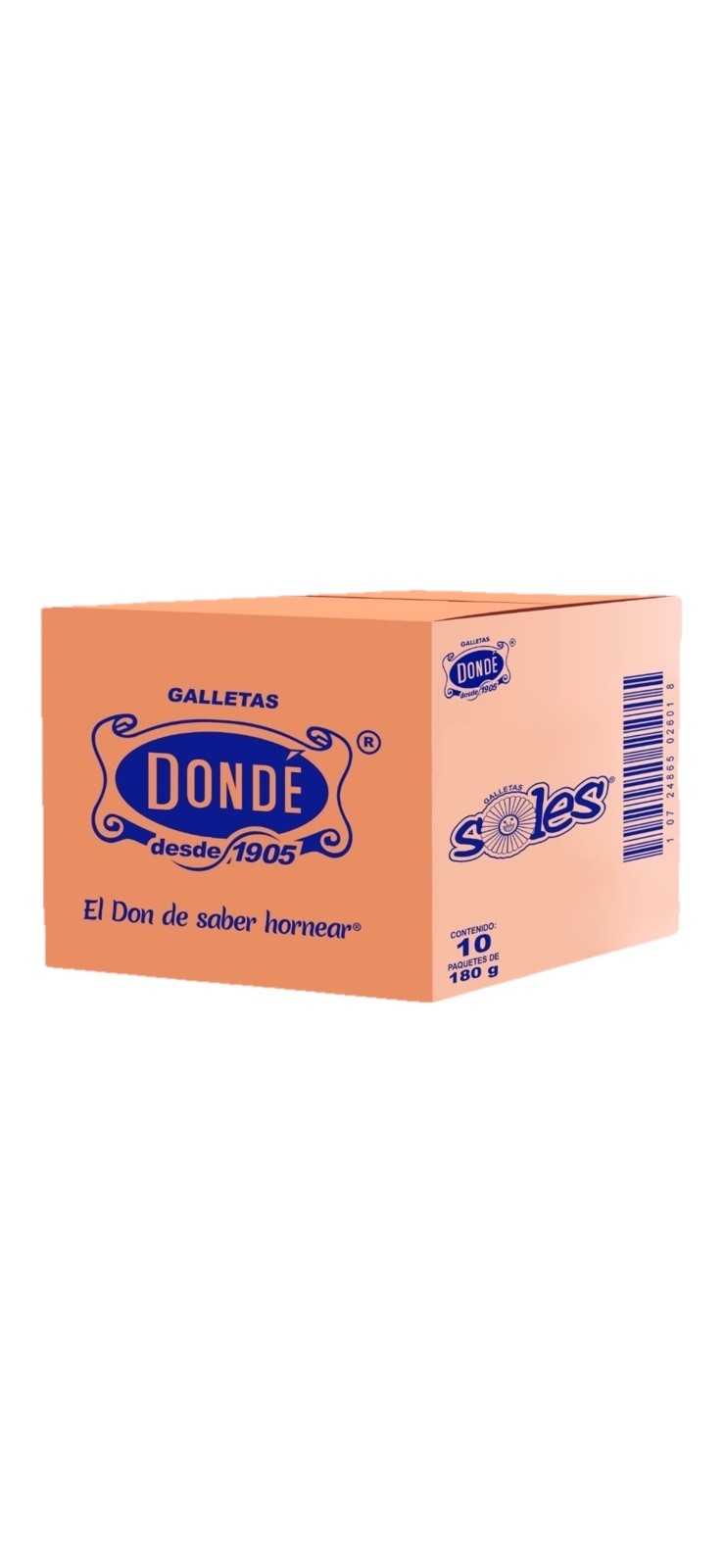 Galletas De Vainilla Soles Caja 10/180g – Galletas Dondé/ Cookies