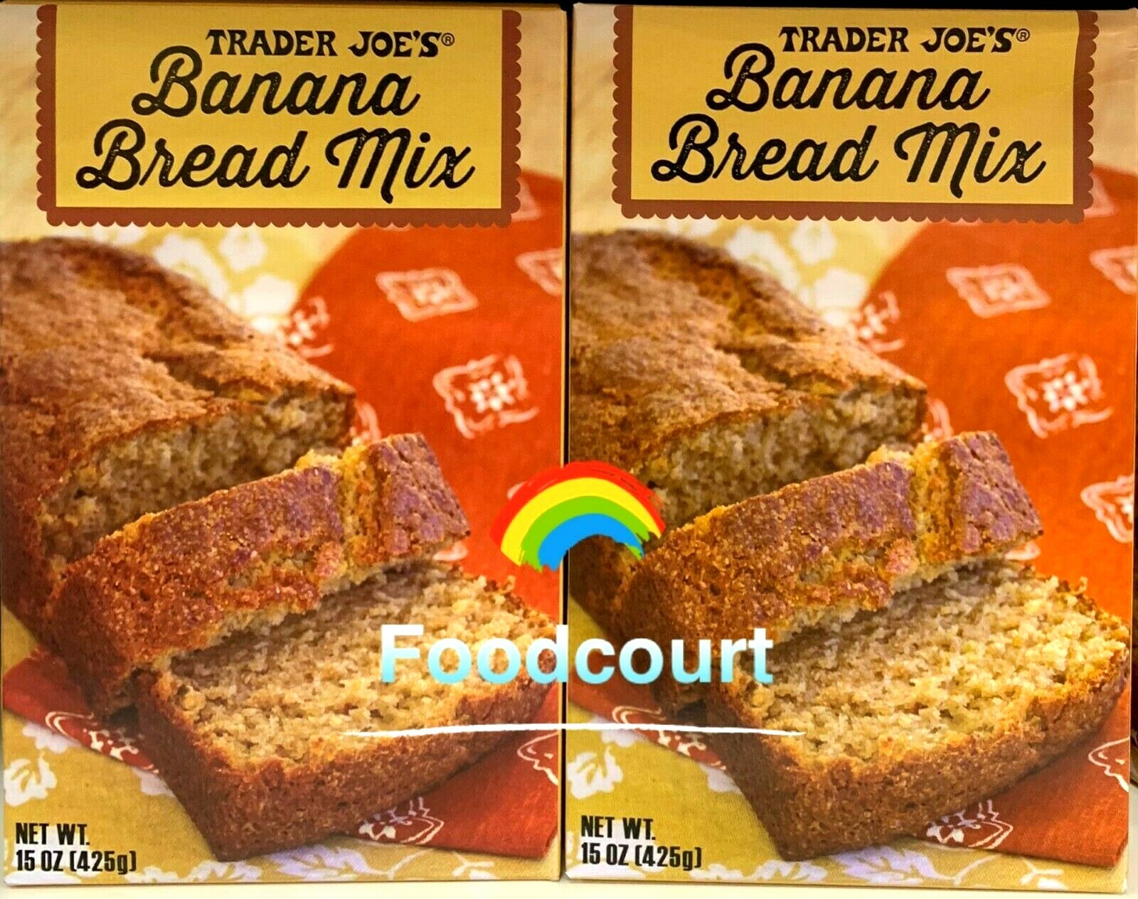 2 Packs Trader Joe’s Banana Bread Mix 15 oz Each Pack