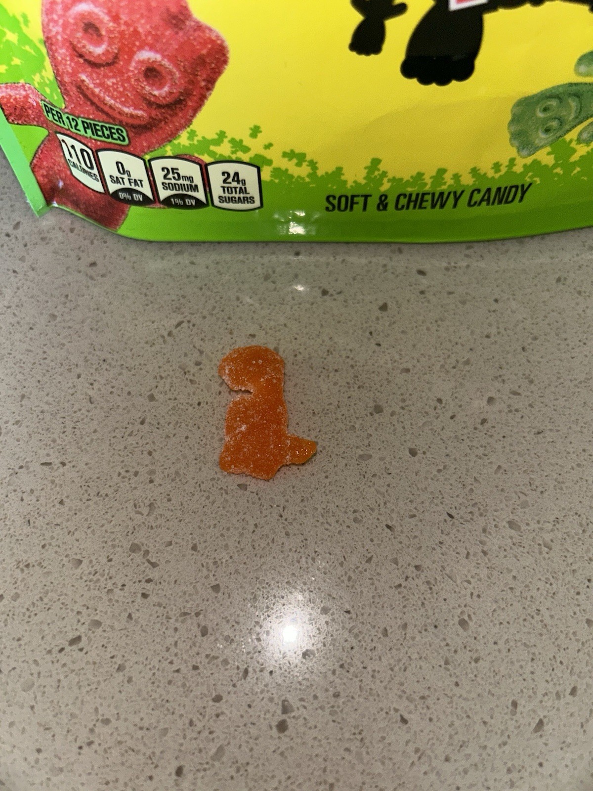 Dinosaur Sour Patch Kids Factory Error Misprint Gummy Rare Shape **EXCLUSIVE**
