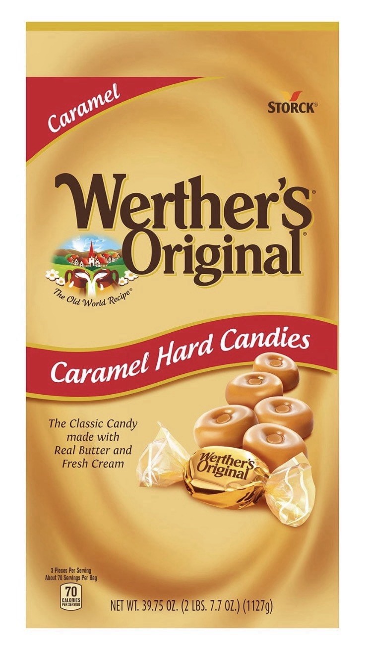 New Werther’s Original Hard Caramel Candy, 30 oz Free Shipping