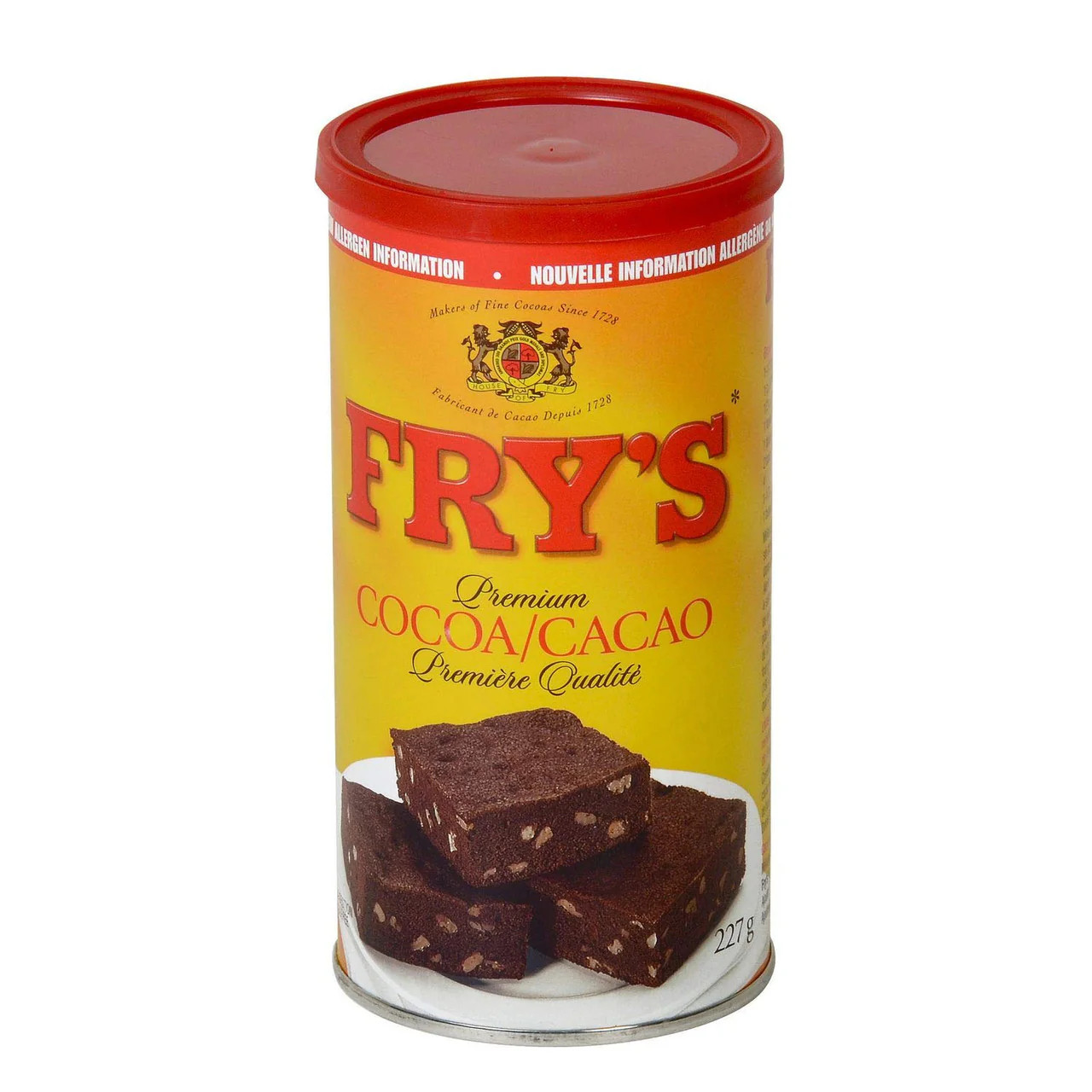 Fry’s Premium Baking Cocoa Powder Unsweetened – 227g/8oz., {Imported from Can…