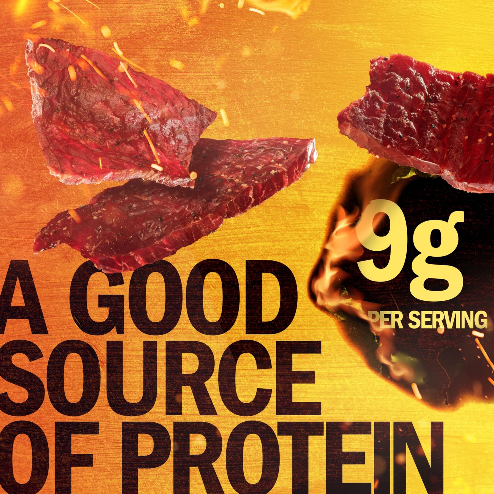 Jack Link’s Beef Jerky, Sweet & Hot – Spicy Everyday Snack, 9g of Protein and 80